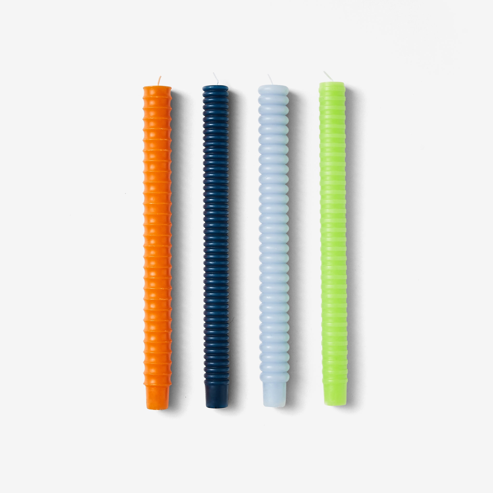 Dusen Dusen Taper Candles - Set of 4, Multi