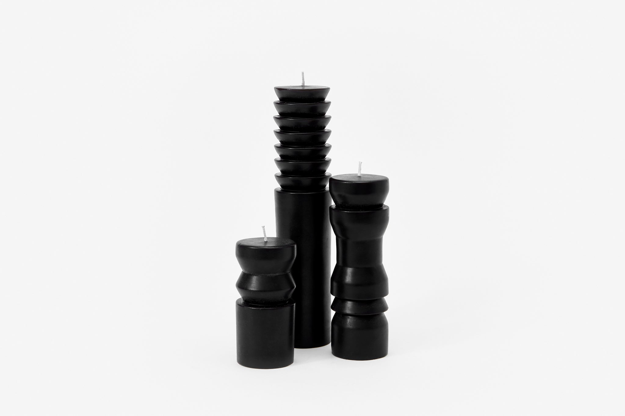 Totem Candles - Medium Black (MOQ: 4)